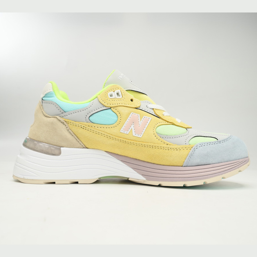 New Balance 992 Yellow Green Powder Sneakers      M992AB - PerfectKickZ