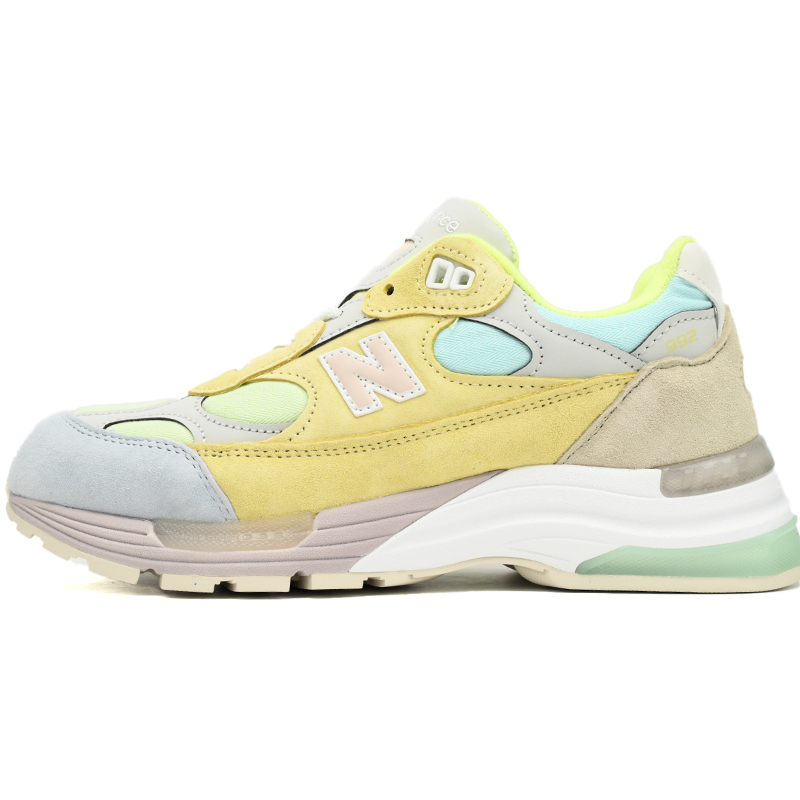 New Balance 992 Yellow Green Powder Sneakers      M992AB - PerfectKickZ