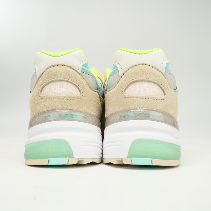 New Balance 992 Yellow Green Powder Sneakers      M992AB - PerfectKickZ