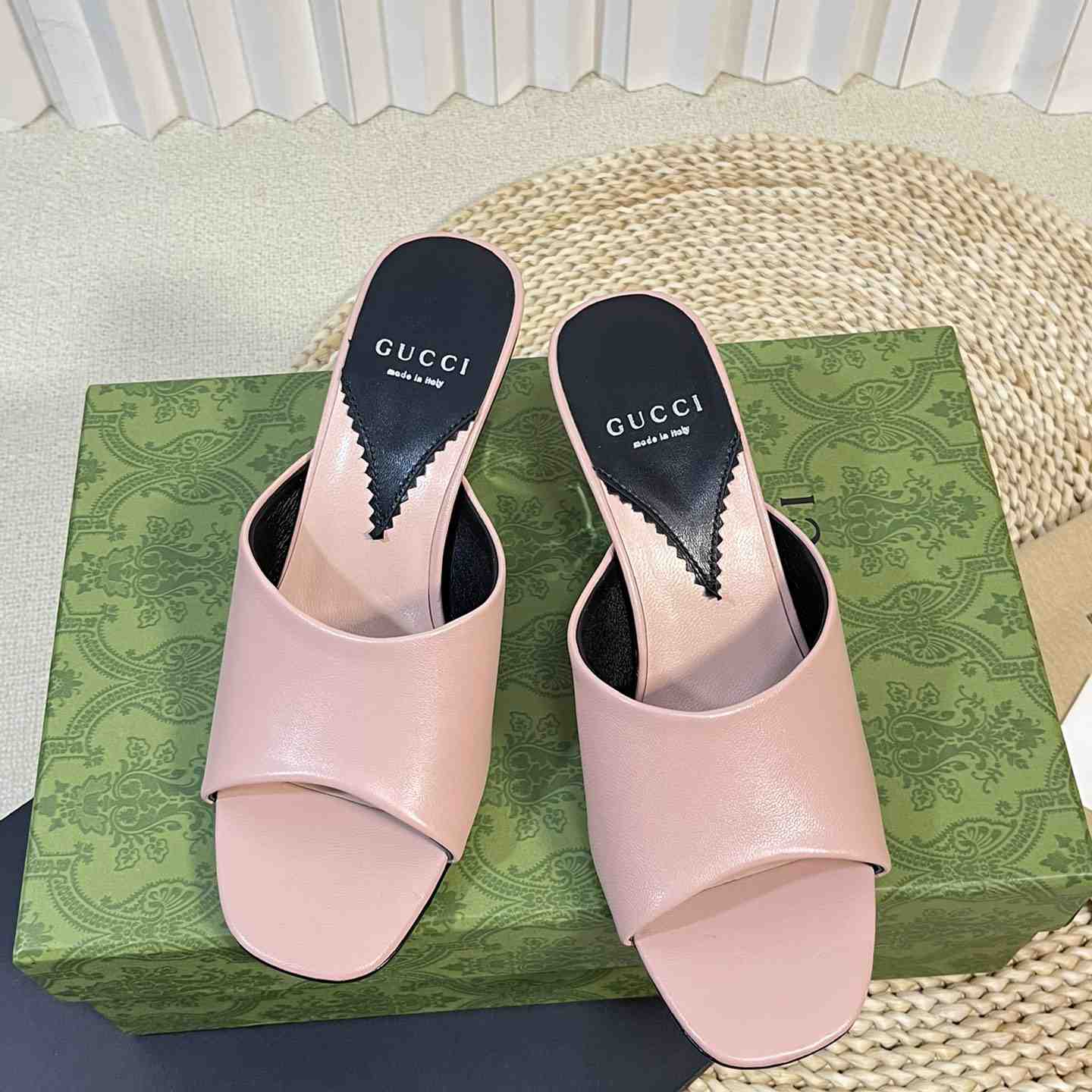 Gucci Women's Interlocking G Heel Sandal - PerfectKickZ