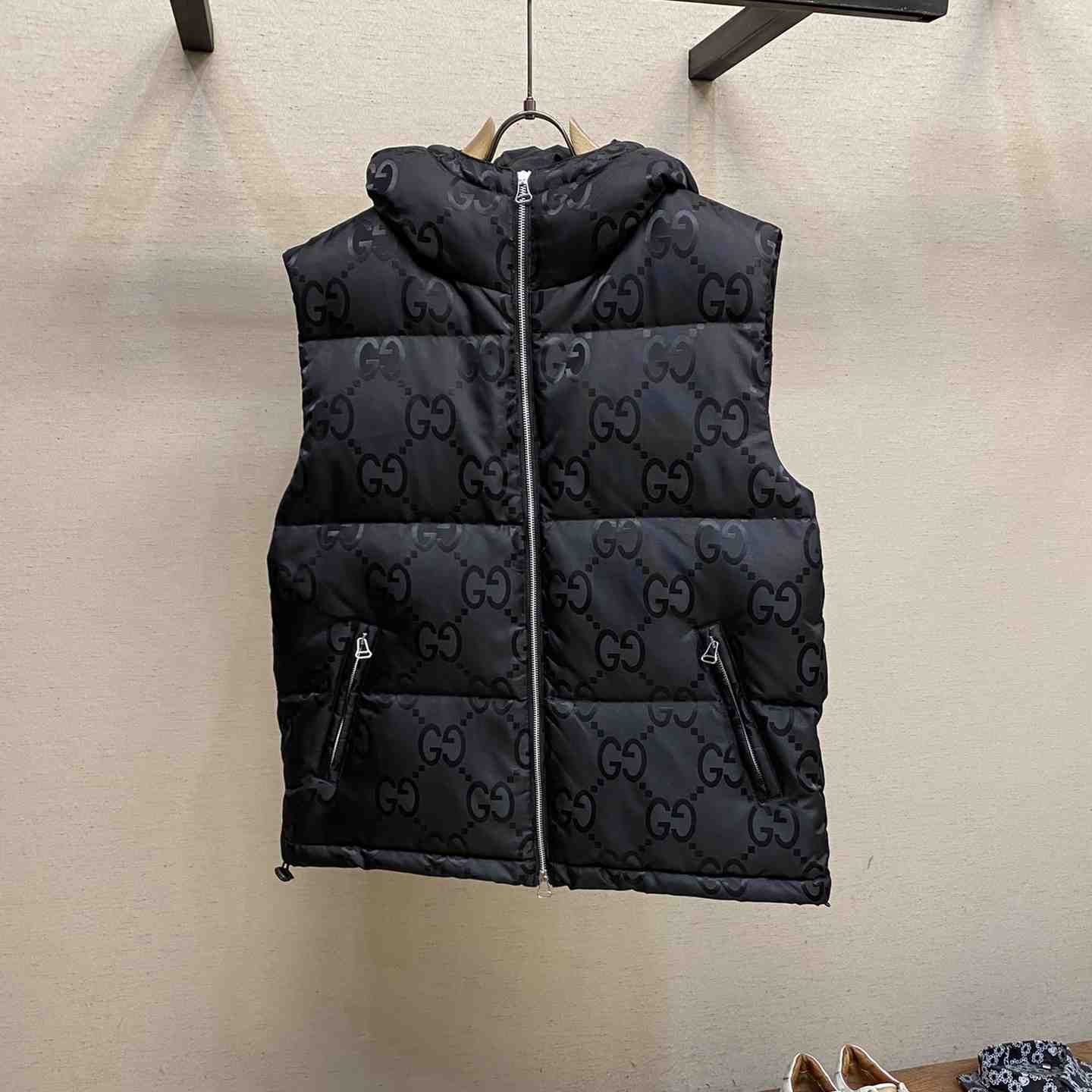 Gucci Jumbo GG Canvas Down Vest  - PerfectKickZ