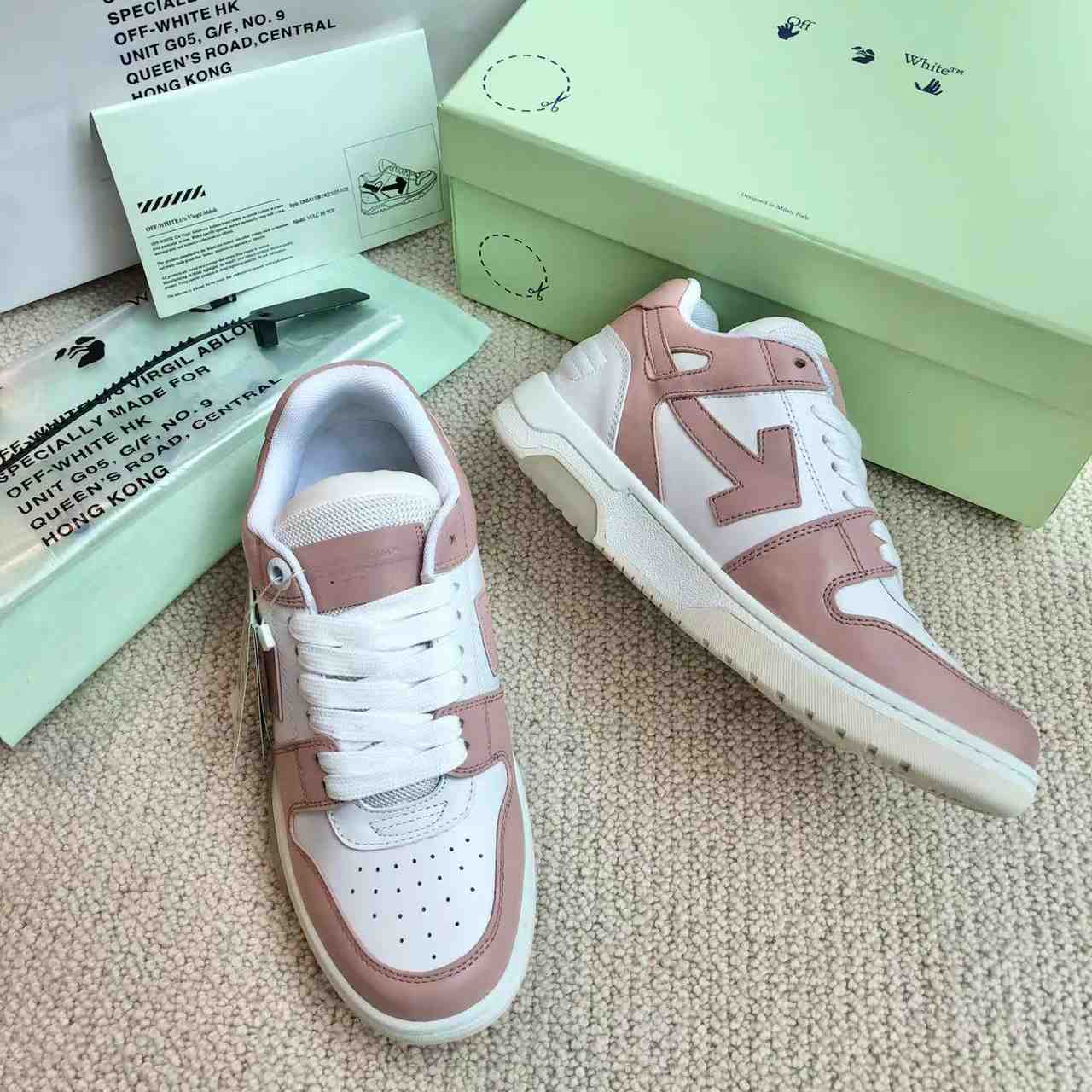 Off-White Out Of Office Lace-Up Sneakers - PerfectKickZ