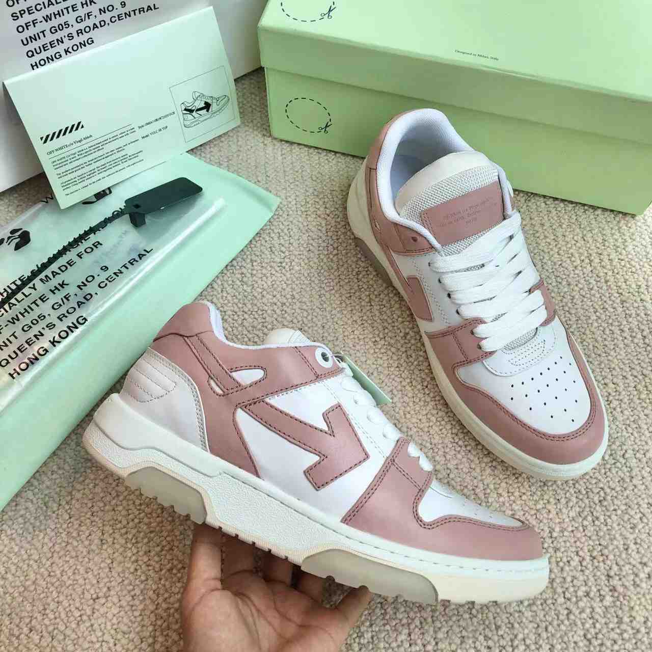 Off-White Out Of Office Lace-Up Sneakers - PerfectKickZ