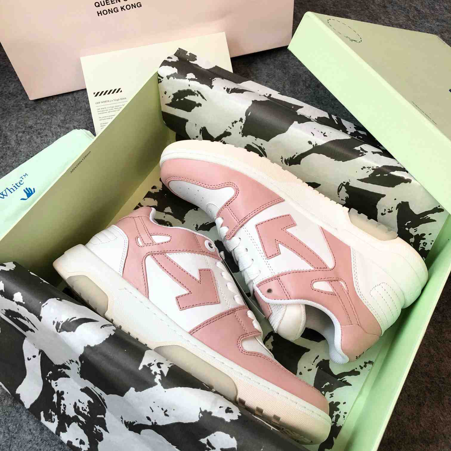 Off-White Out Of Office Lace-Up Sneakers - PerfectKickZ