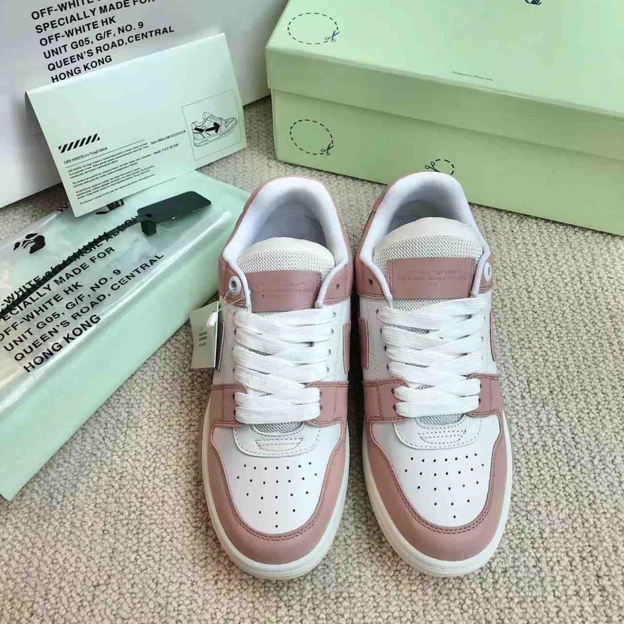 Off-White Out Of Office Lace-Up Sneakers - PerfectKickZ