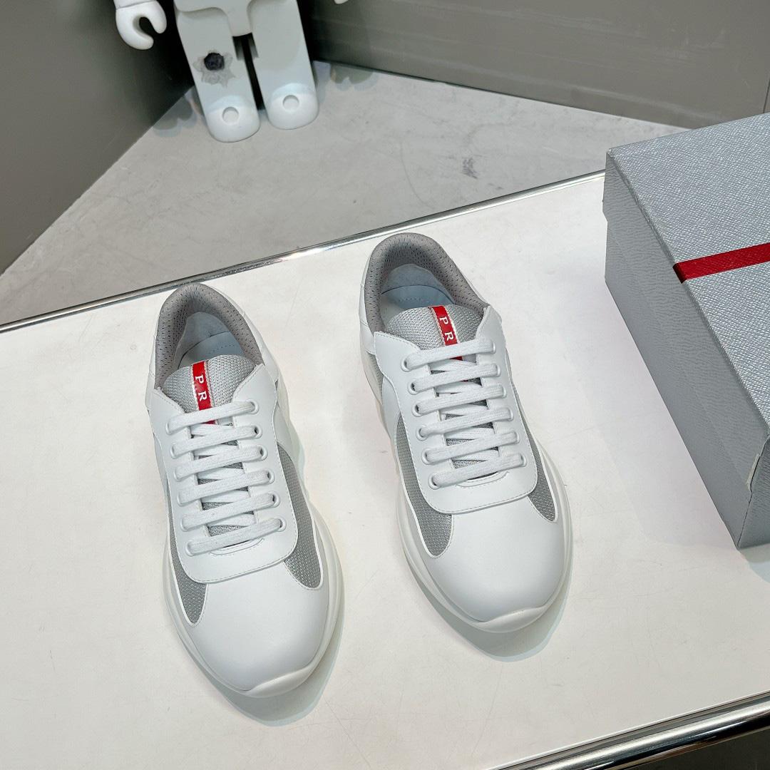 Prada America's Cup Soft Rubber And Bike Fabric Sneakers - PerfectKickZ