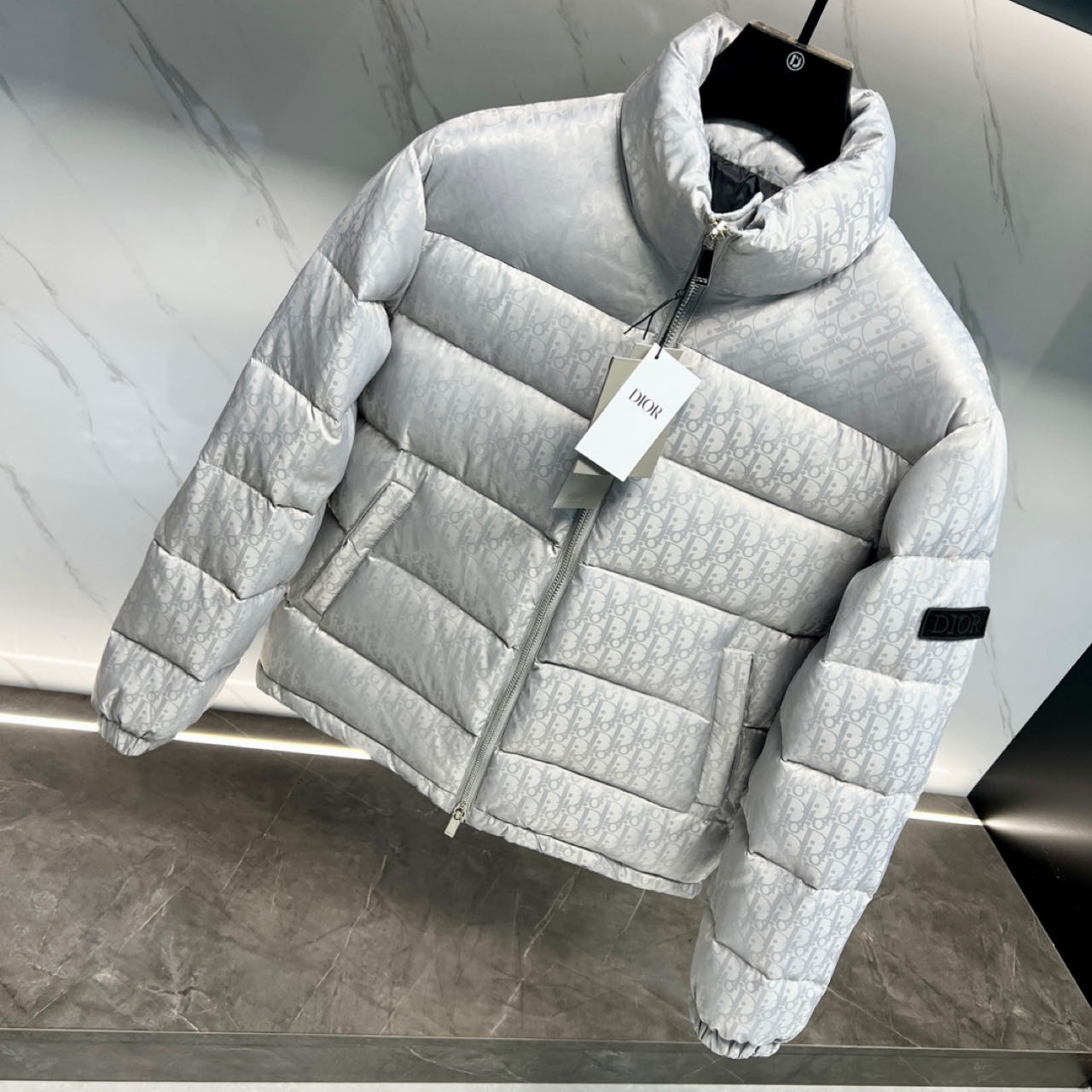 Dior Oblique Short Down Jacket - PerfectKickZ