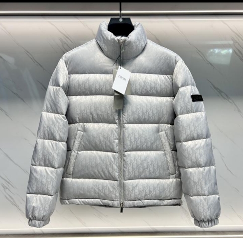 Dior Oblique Short Down Jacket - PerfectKickZ