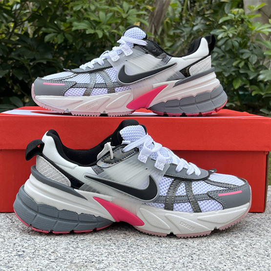 Nike Wmns v2k Runtekk Low ''White Grey Pink'' Sneaker       FZ5061-100 - PerfectKickZ
