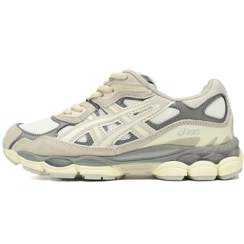 AsicsGEL-NYC Rice White Gray Sneakers           1201A789  - PerfectKickZ