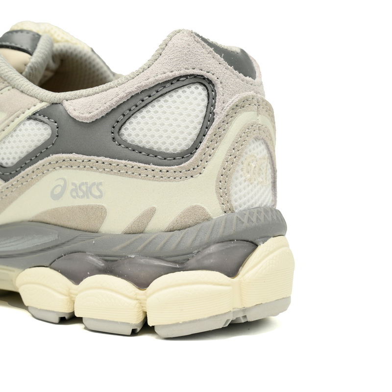 AsicsGEL-NYC Rice White Gray Sneakers           1201A789  - PerfectKickZ