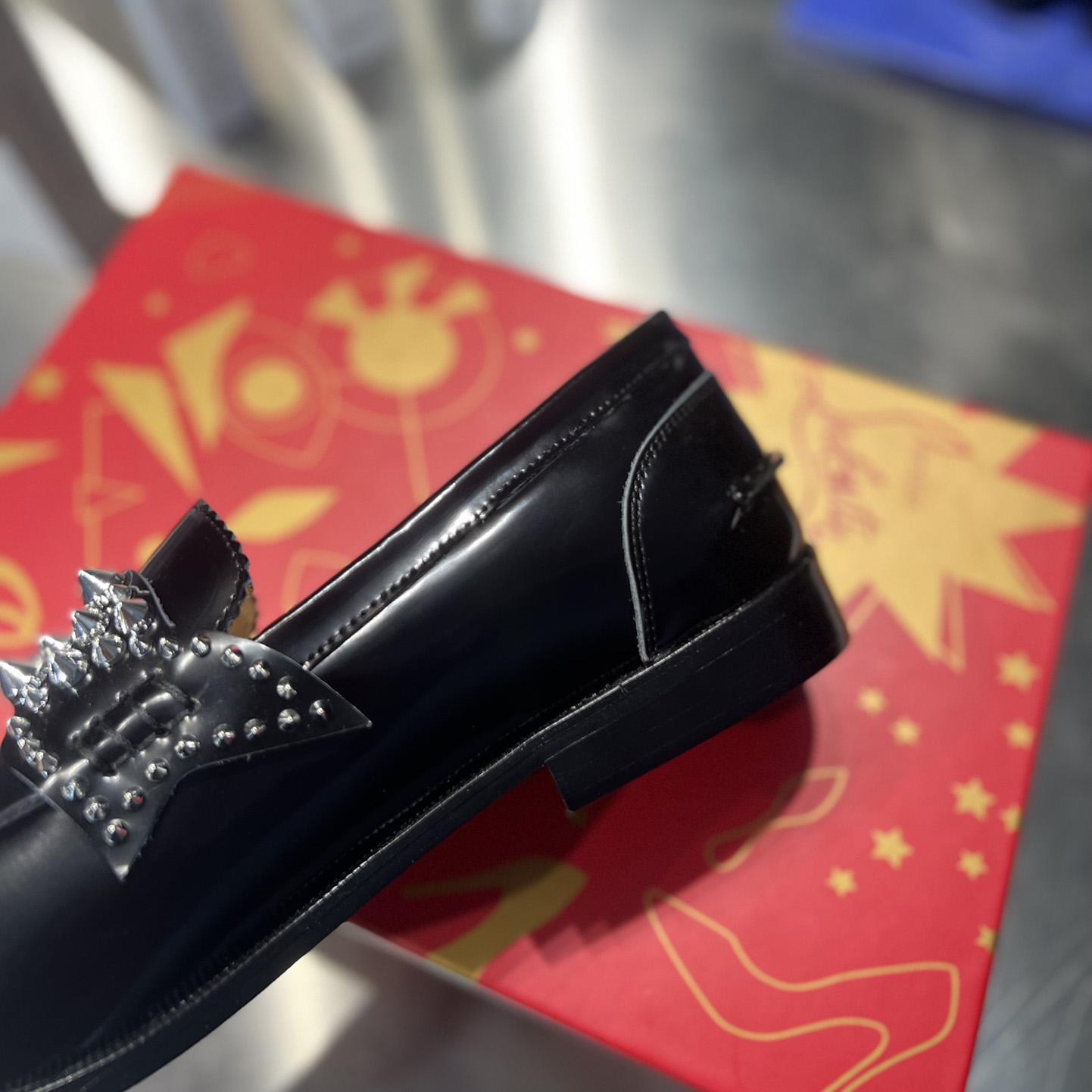 Christian Louboutin No Penny Spikes Loafers - PerfectKickZ