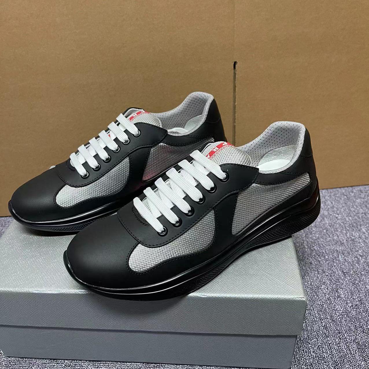 Prada America's Cup Soft Rubber And Bike Fabric Sneakers - PerfectKickZ