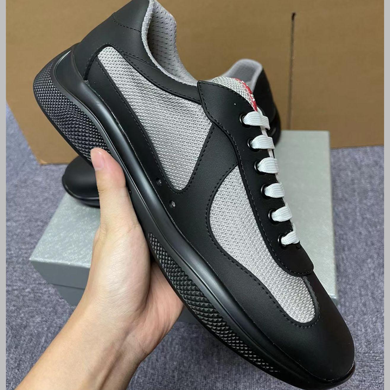 Prada America's Cup Soft Rubber And Bike Fabric Sneakers - PerfectKickZ