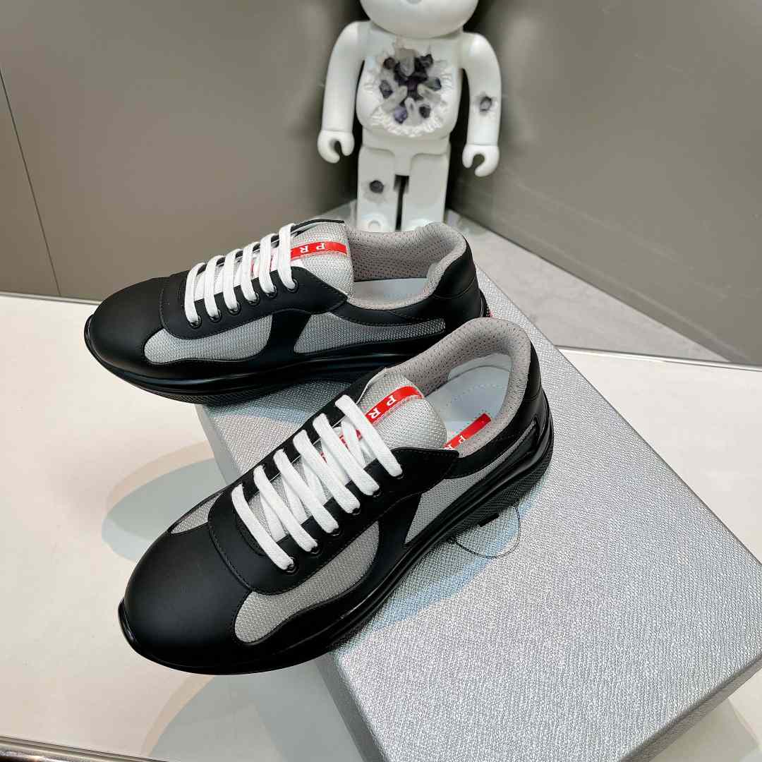 Prada America's Cup Soft Rubber And Bike Fabric Sneakers - 