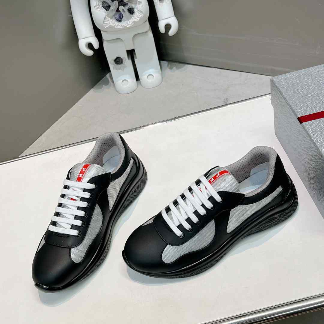 Prada America's Cup Soft Rubber And Bike Fabric Sneakers - 