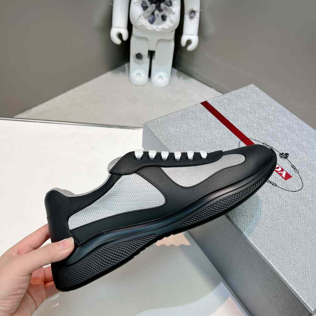 Prada America's Cup Soft Rubber And Bike Fabric Sneakers - 
