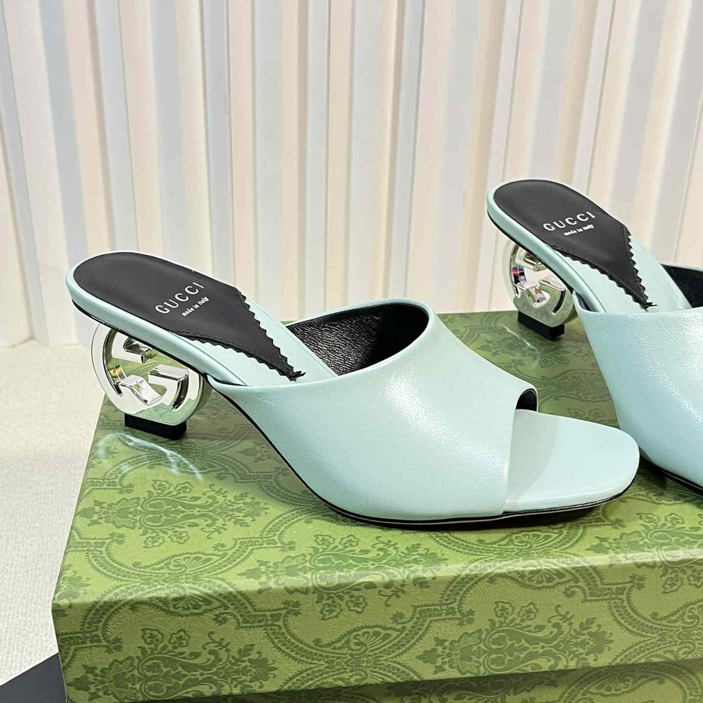 Gucci Women's Interlocking G Heel Sandal - PerfectKickZ
