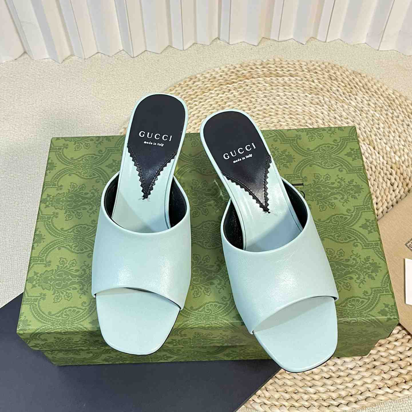 Gucci Women's Interlocking G Heel Sandal - PerfectKickZ