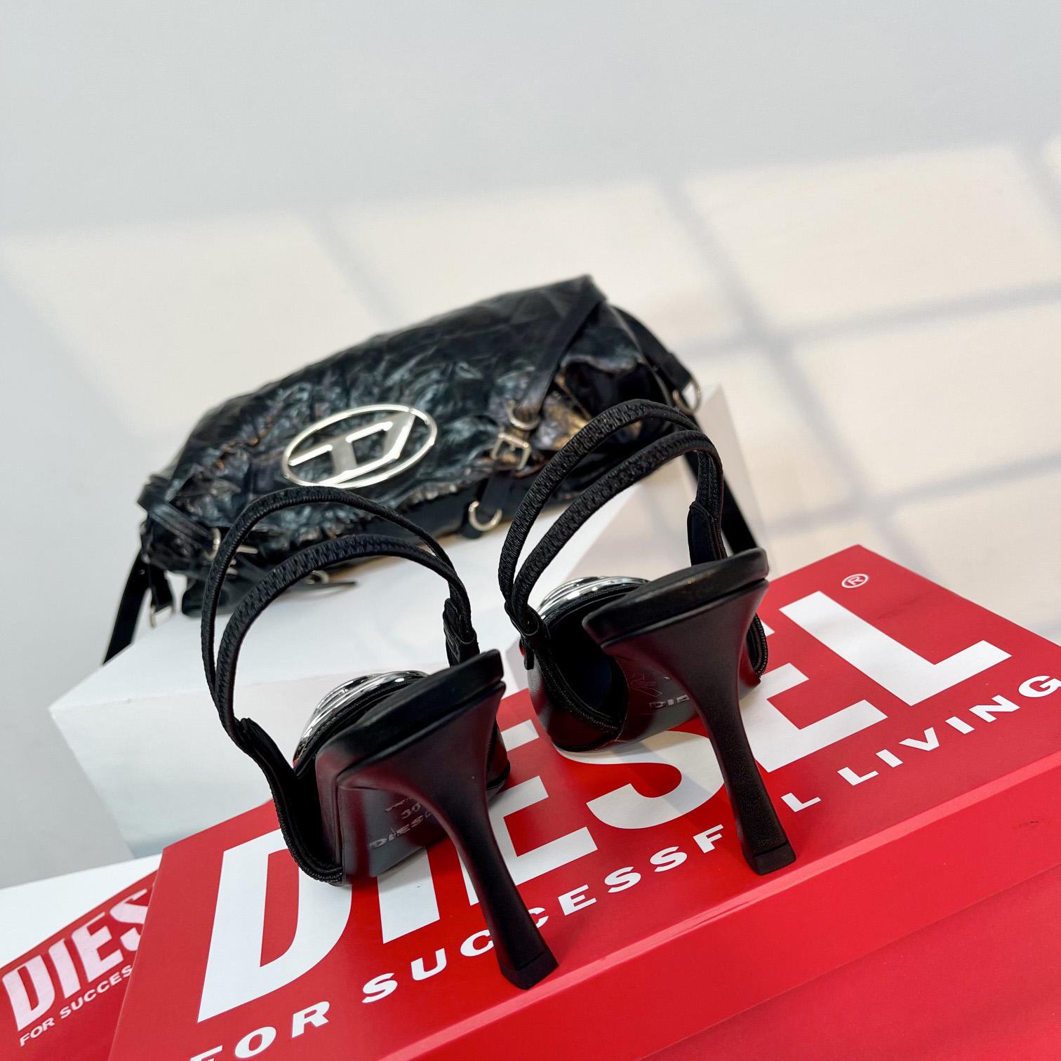 Diesel D-Venus SB - Slingback Pumps In Nappa Leather - PerfectKickZ