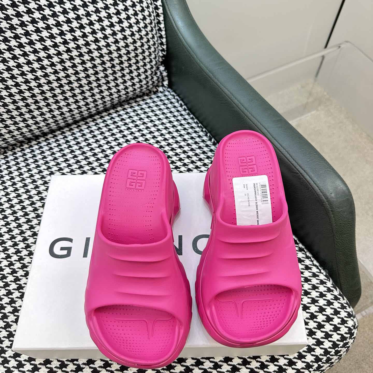 Givenchy Marshmallow Wedge Sandals In Rubber - PerfectKickZ