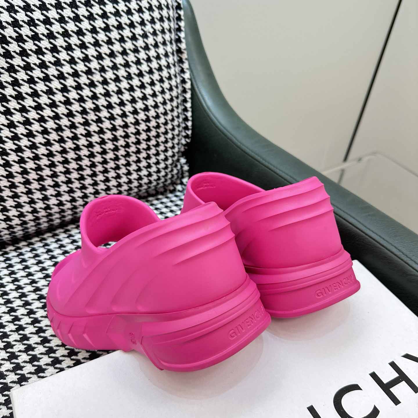 Givenchy Marshmallow Wedge Sandals In Rubber - PerfectKickZ