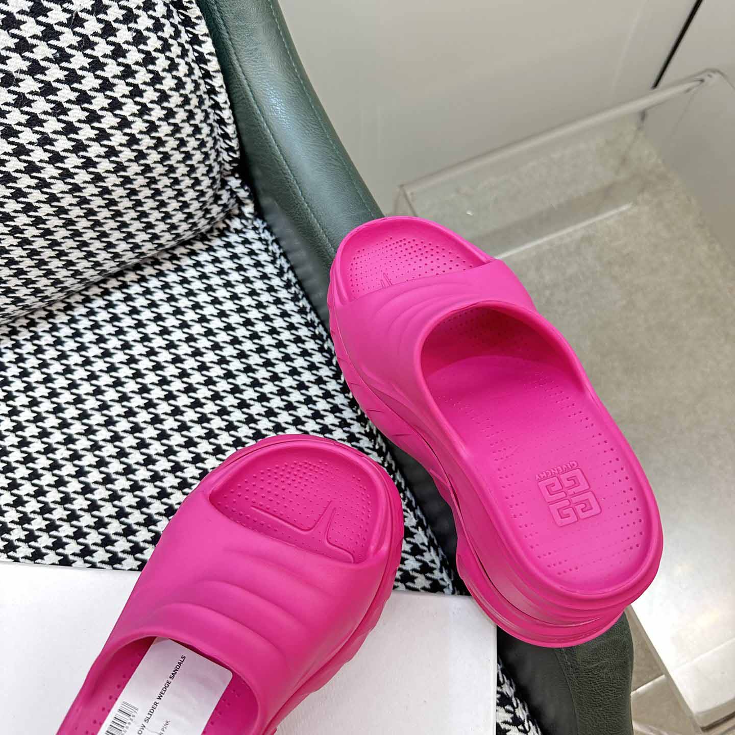 Givenchy Marshmallow Wedge Sandals In Rubber - PerfectKickZ