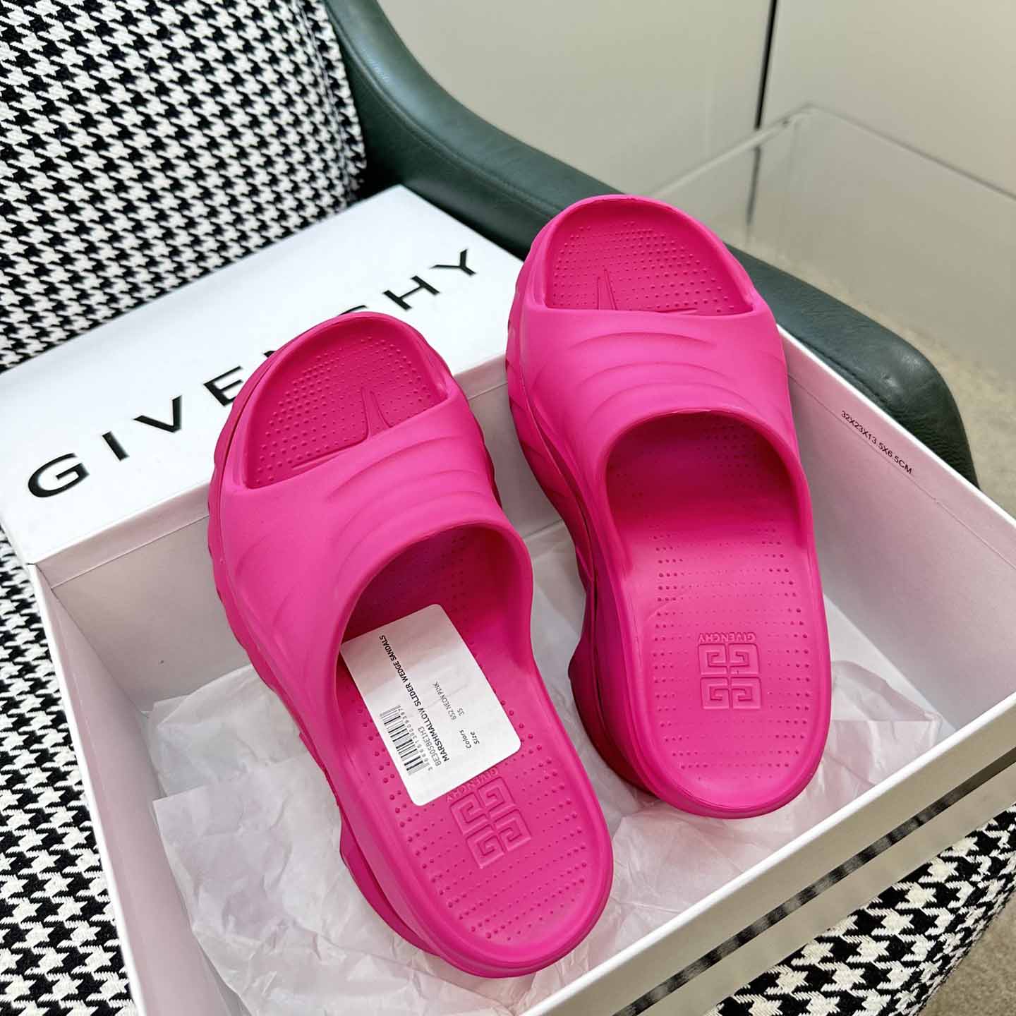 Givenchy Marshmallow Wedge Sandals In Rubber - PerfectKickZ