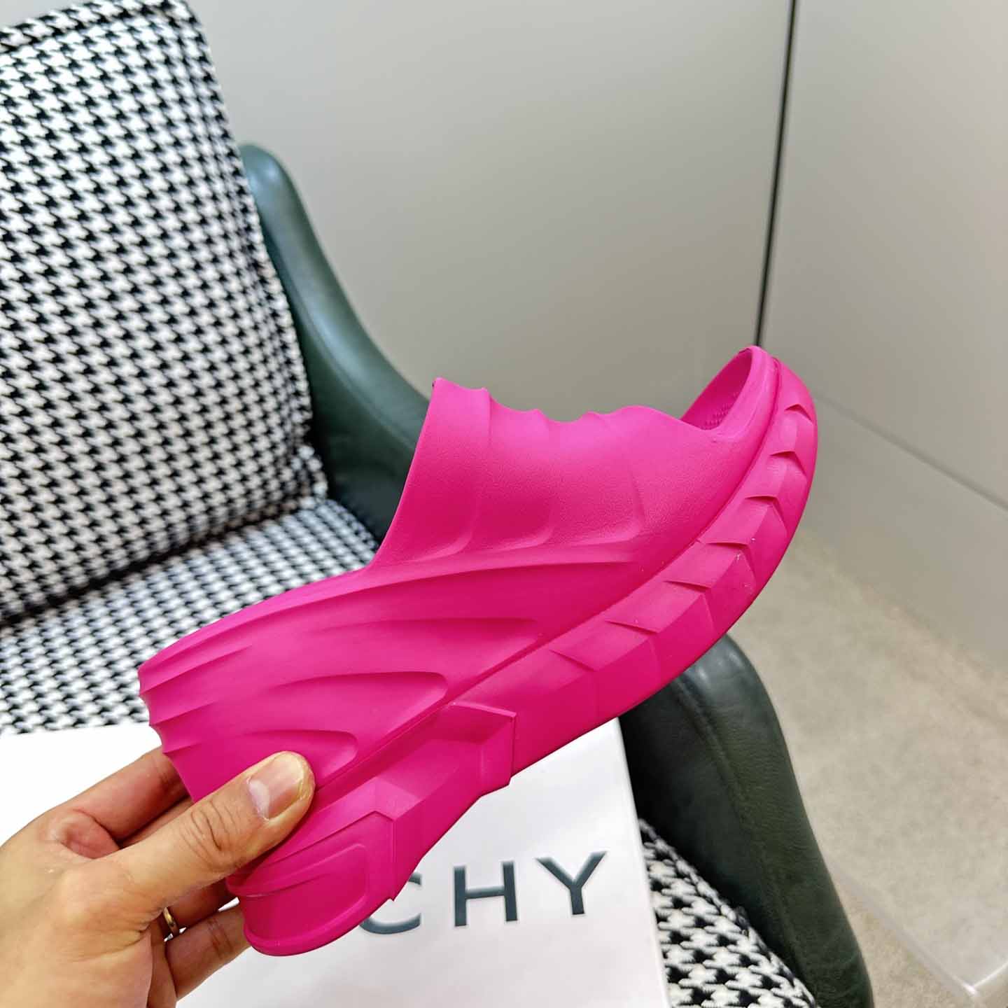 Givenchy Marshmallow Wedge Sandals In Rubber - PerfectKickZ