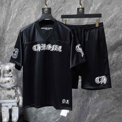 Chrome Heart Mesh Tee & Shorts - PerfectKickZ