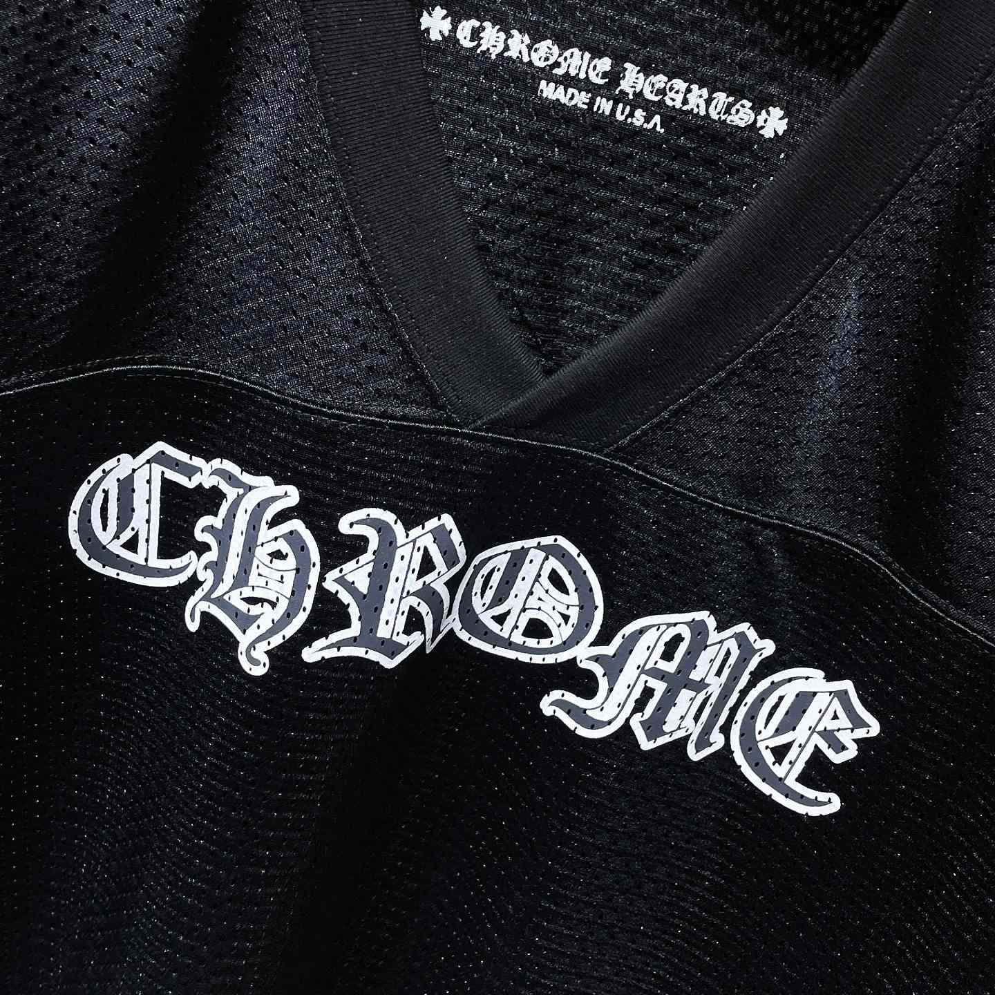 Chrome Heart Mesh Tee & Shorts - 