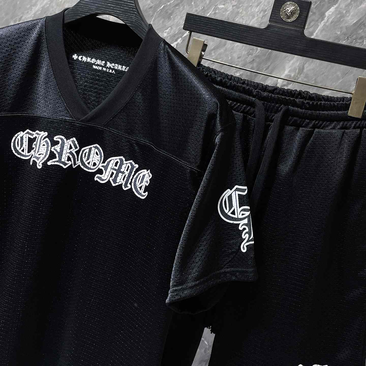 Chrome Heart Mesh Tee & Shorts - PerfectKickZ