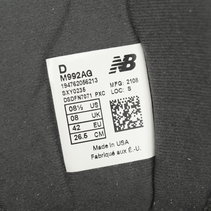 New Balance 992 Grey Blue Sneakers      M992AG  - PerfectKickZ