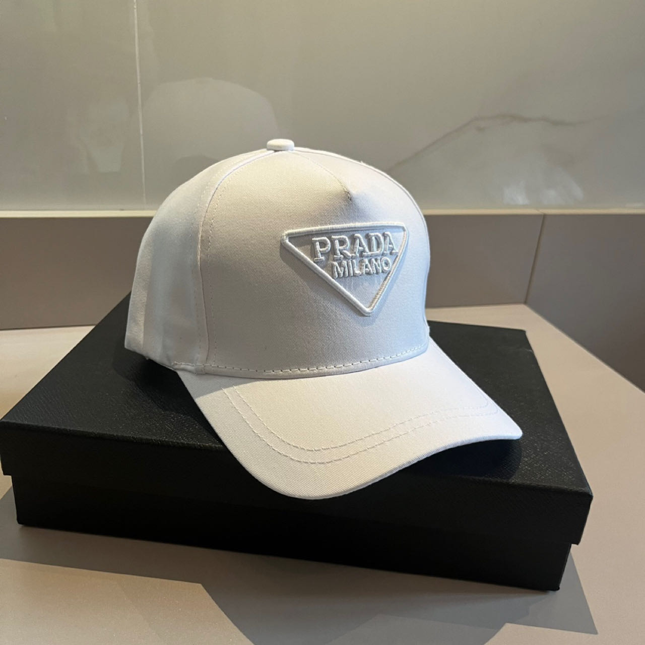 Prada Logo-patch Baseball Cap - PerfectKickZ