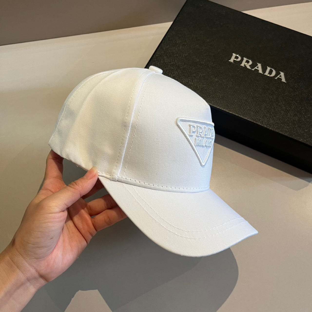 Prada Logo-patch Baseball Cap - PerfectKickZ