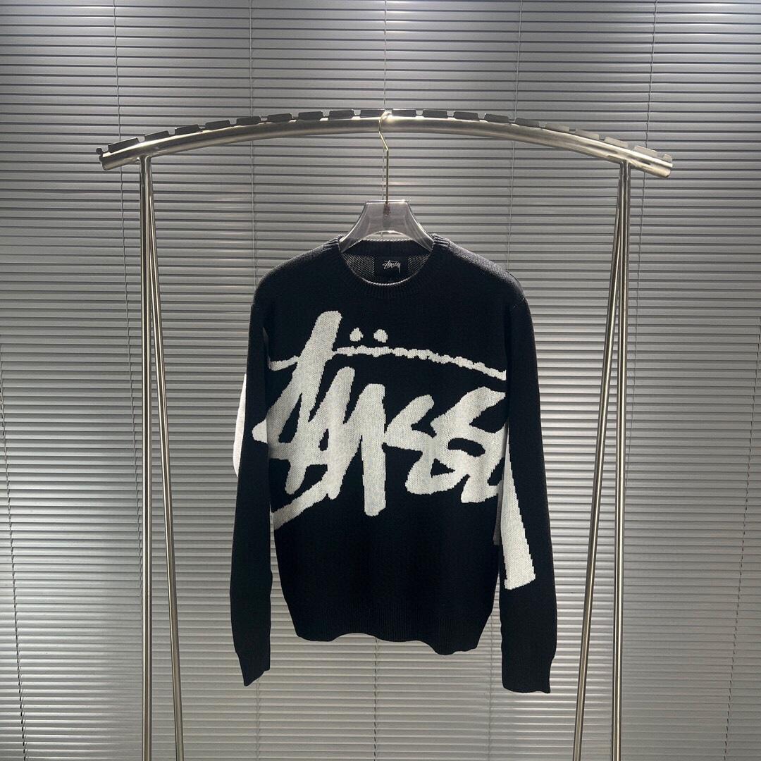 Stussy Logo-knit Jumper - PerfectKickZ
