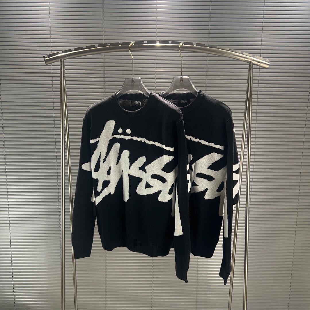 Stussy Logo-knit Jumper - PerfectKickZ