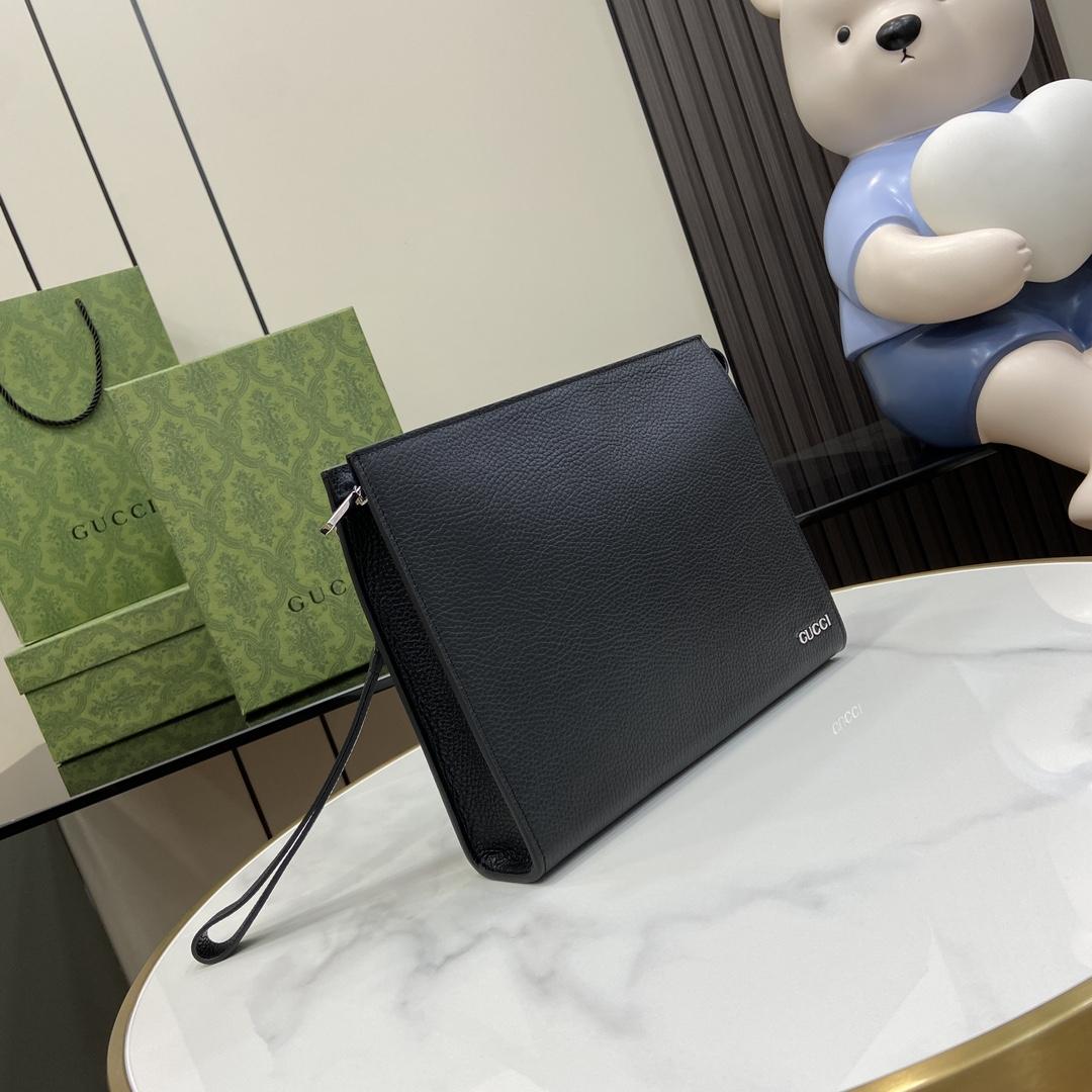 Gucci Pouch With Gucci Logo - PerfectKickZ