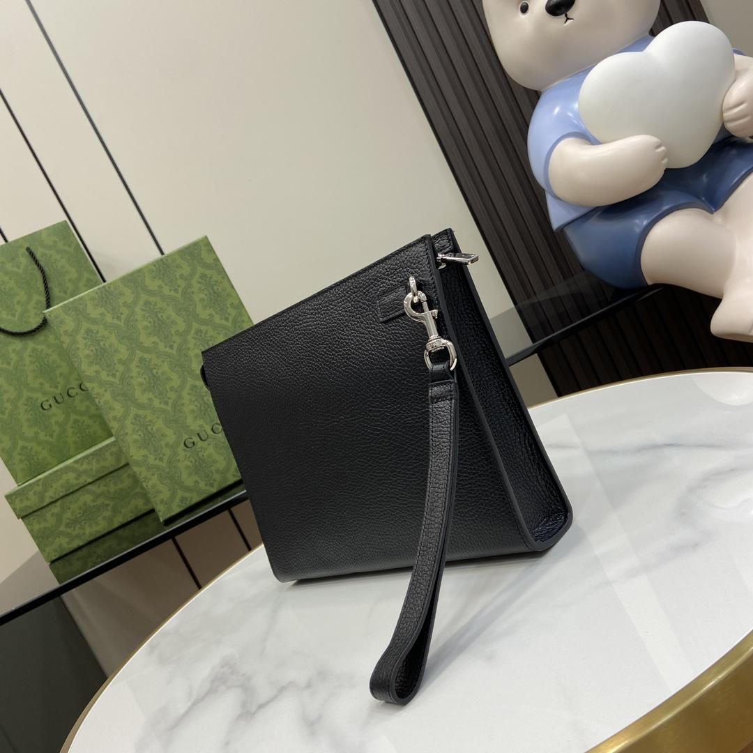 Gucci Pouch With Gucci Logo - PerfectKickZ