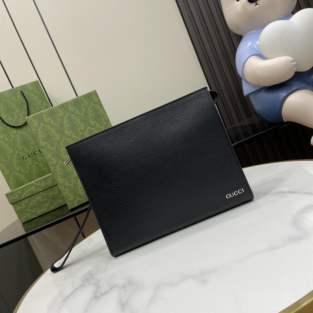 Gucci Pouch With Gucci Logo - PerfectKickZ