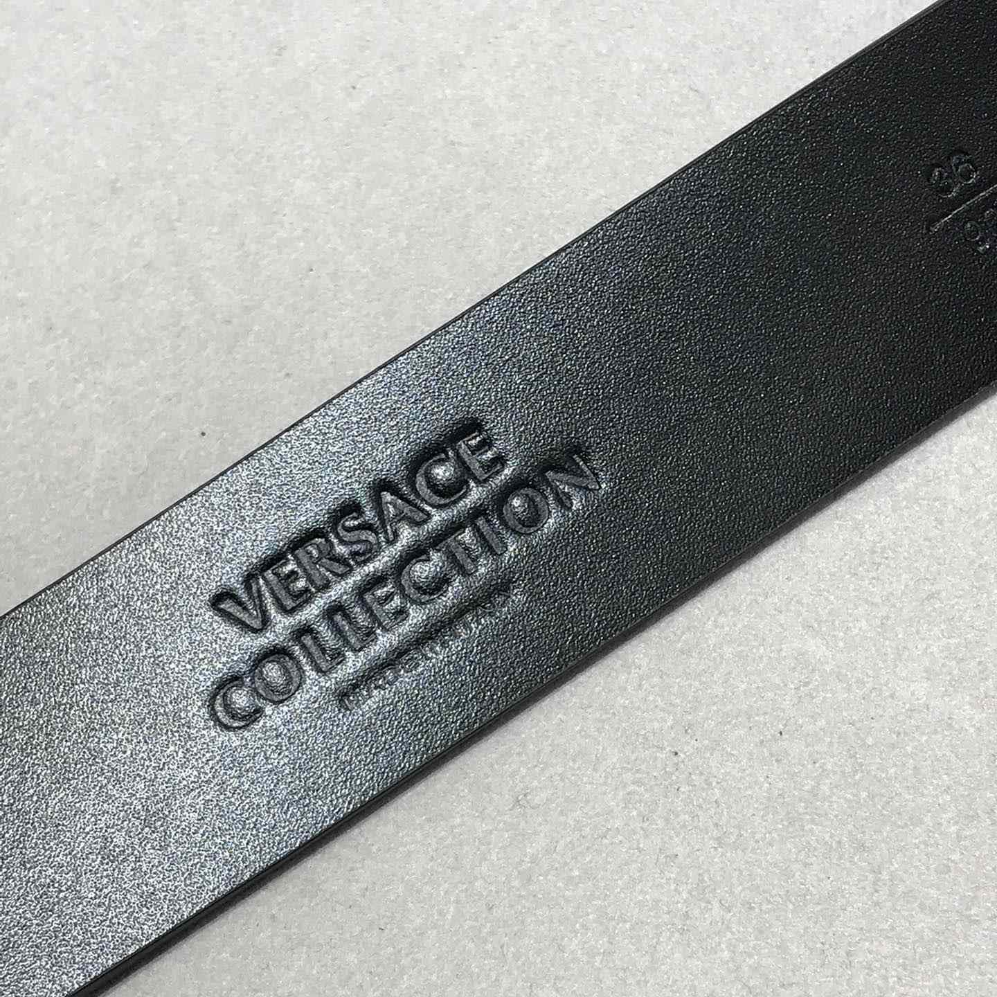 Versace Leather Belt   35mm - PerfectKickZ