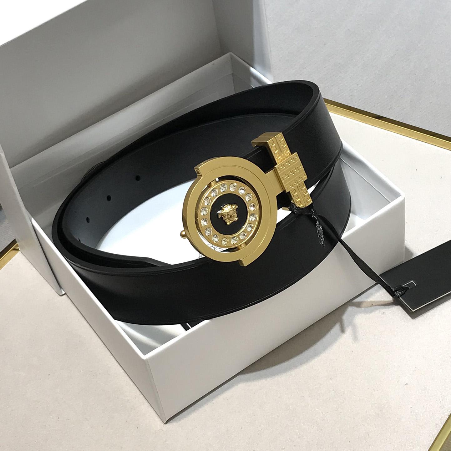 Versace Leather Belt   35mm - PerfectKickZ
