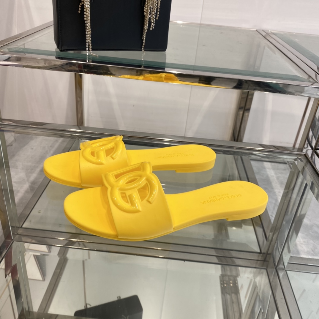 Dolce & Gabbana DG-logo Leather Sandals - 