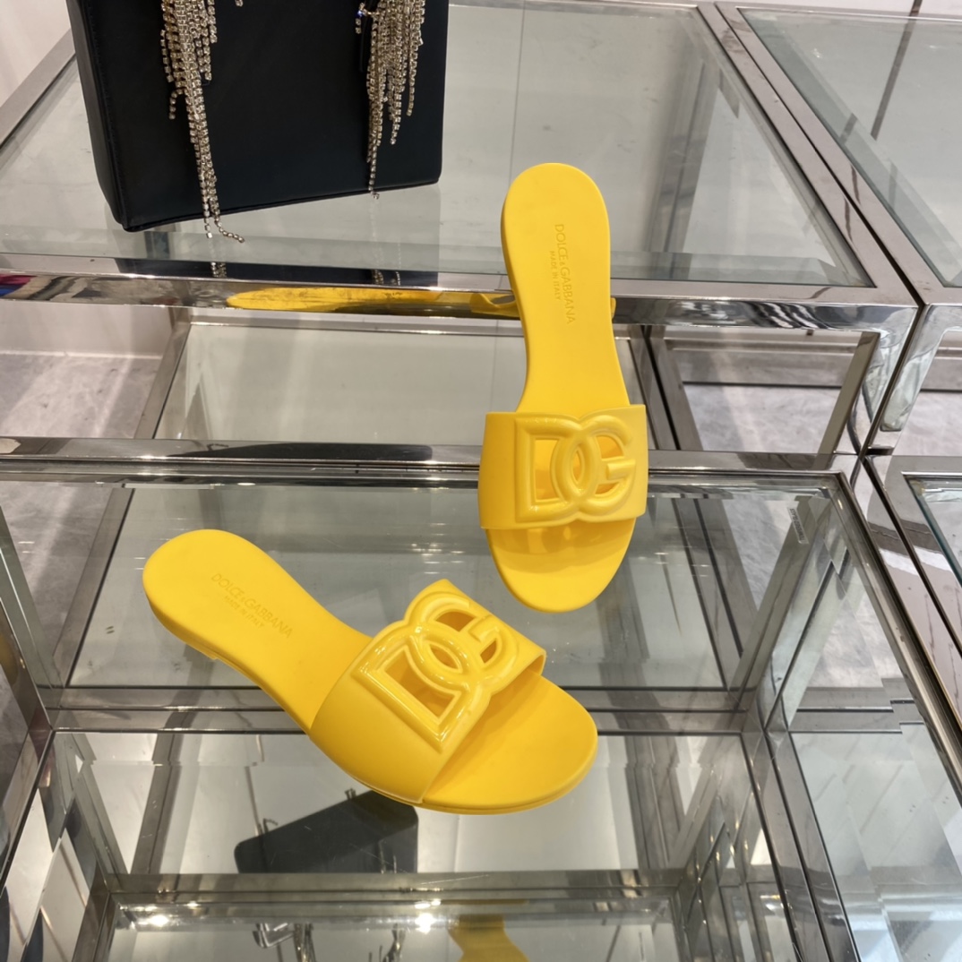 Dolce & Gabbana DG-logo Leather Sandals - 