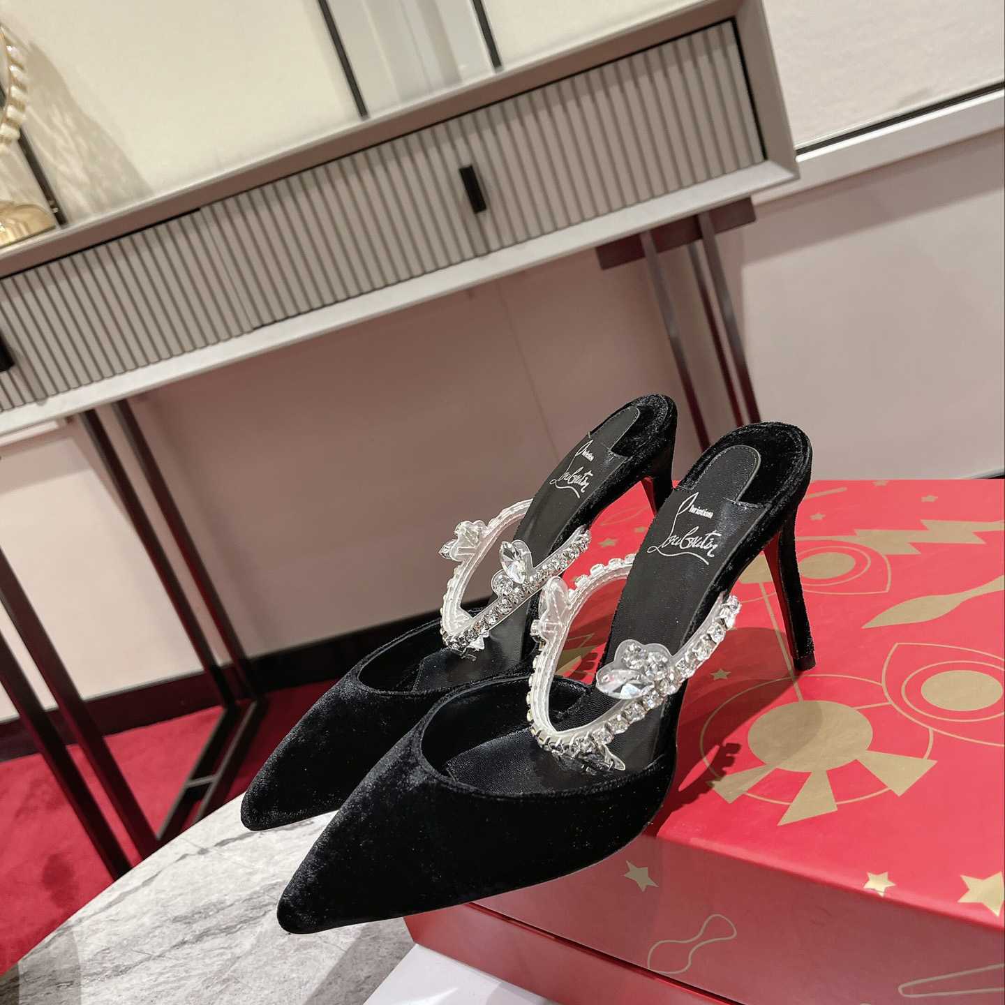 Christian Louboutin Planet Queen 70mm Mules Pumps  - PerfectKickZ