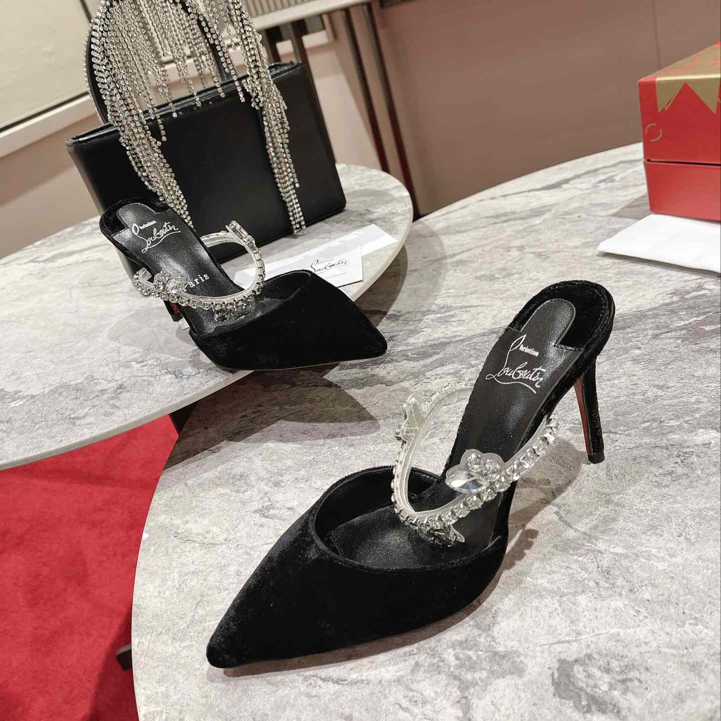 Christian Louboutin Planet Queen 70mm Mules Pumps  - PerfectKickZ