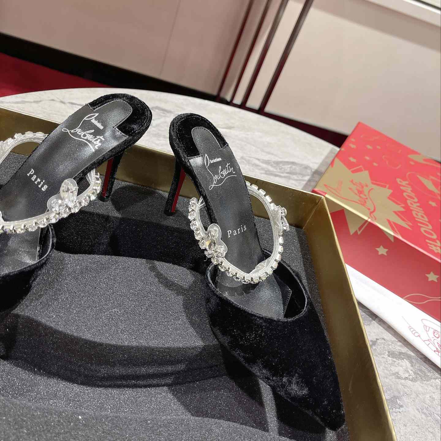 Christian Louboutin Planet Queen 70mm Mules Pumps  - PerfectKickZ
