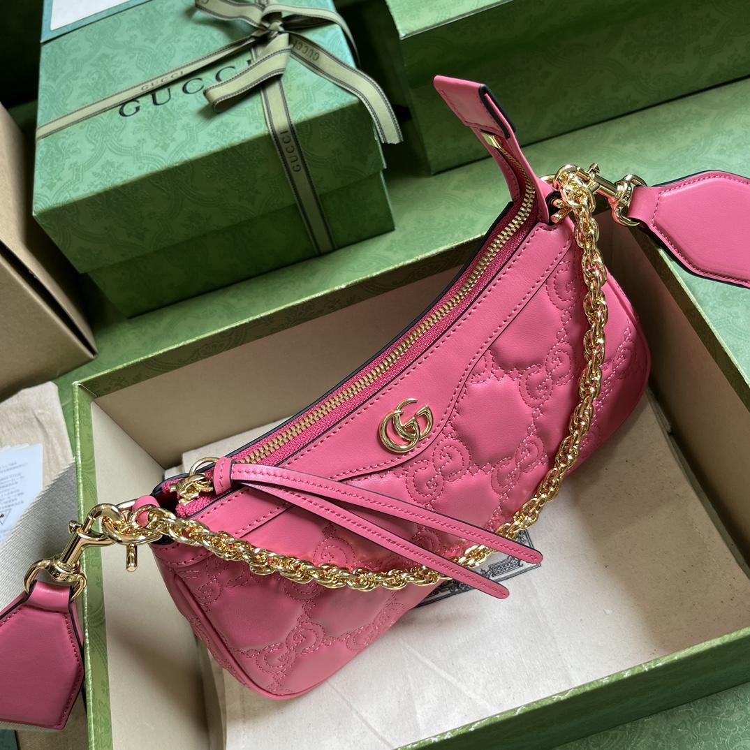 Gucci GG Matelassé Handbag(25-15-8cm) - PerfectKickZ