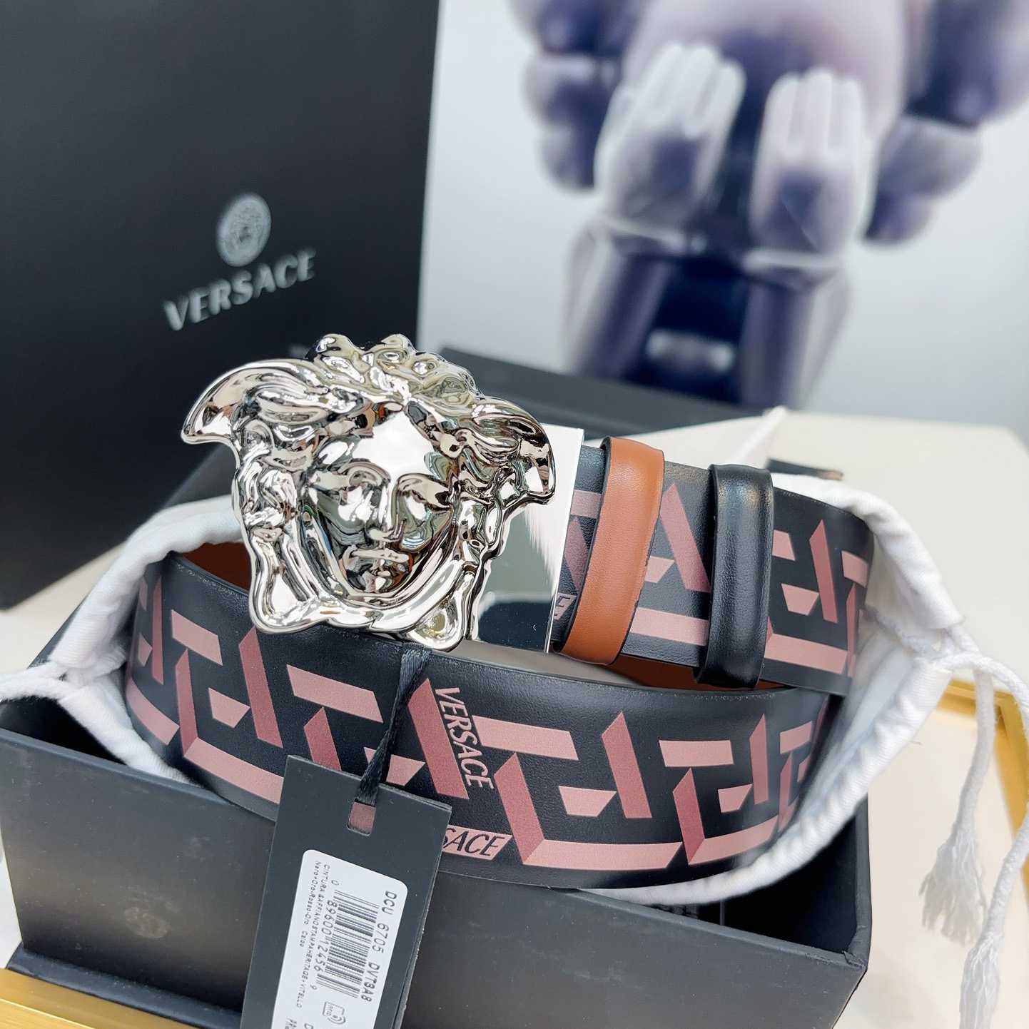 Versace Reversible Leather Belt    40mm - PerfectKickZ