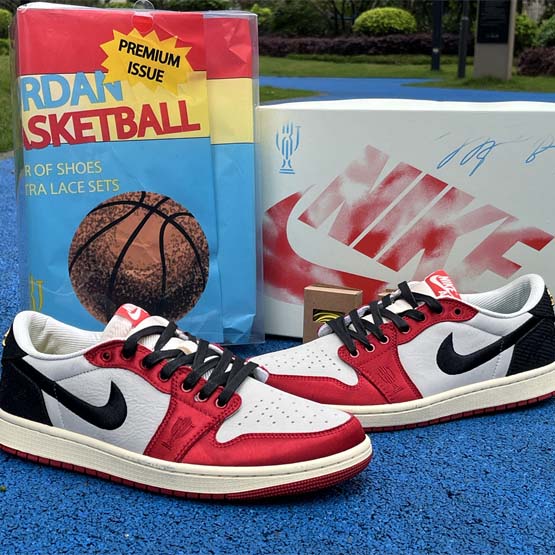 Trophy Room x Air Jordan 1 Low OG Sneaker   FN0432-100  - PerfectKickZ